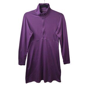 Title Nine Dress Womens S Purple Long Sleeve Tunic Length Dream Getaway Athletic